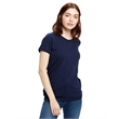 Ladies' 5.8 oz. Short-Sleeve Recover Yarn Crewneck