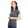 Ladies' 5.8 oz. Short-Sleeve Recover Yarn Crewneck