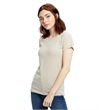 Ladies' 5.8 oz. Short-Sleeve Recover Yarn Crewneck