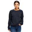 Ladies' Raglan Pullover Long Sleeve Crewneck Sweatshirt