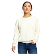 Ladies' Raglan Pullover Long Sleeve Crewneck Sweatshirt