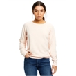 Ladies' Raglan Pullover Long Sleeve Crewneck Sweatshirt