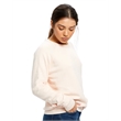 Ladies' Raglan Pullover Long Sleeve Crewneck Sweatshirt