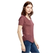 Ladies' Scalloped Hem Short-Sleeve Scoop Neck