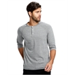 Unisex 4.9 oz. 3/4-Sleeve Triblend Raglan Henley