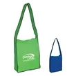 Non-Woven Messenger Tote Bag With Hook And Loop Closure