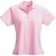 Women's MORENO TEXT MICRO SS POLO