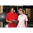 Women's MORENO TEXT MICRO SS POLO