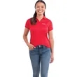 Women's MORENO TEXT MICRO SS POLO