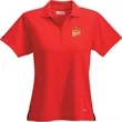 Women's MORENO TEXT MICRO SS POLO