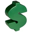 Prime Line Dollar Money Sign Shape Stress Ball