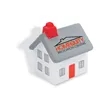 Prime Line House Shape Stress Stress Ball