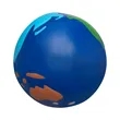 Prime Line Multi-Color Globe Earth Shape Stress Ball