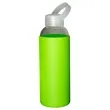 Prime Line 18oz Glass Bottle With Color Silicone Sleeve