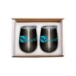 Prime Line Duo Vacuum Stemless Wine Tumbler Gift Set