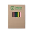 Prime Line Colored Pencil And Notepad Set 5.75