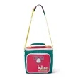 Igloo Retro Square BLANK* Lunch Bag 9 (Dark Jade & Magent...