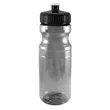 Poly Clear PET 24 oz. Bike Style Sports Bottle with Push ...